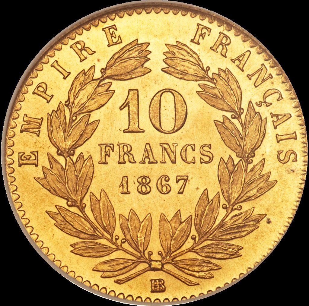 Acheter une pièce d'or 10 francs français en ligne avec Orobel