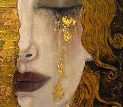 des larmes en or par klimt